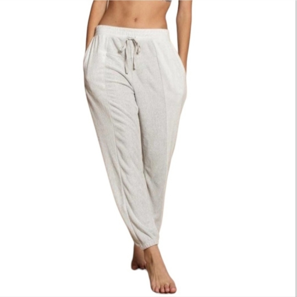 Intimately Free People All Day All Night Jogger Gray Drawstring Sweatpant XS EUC